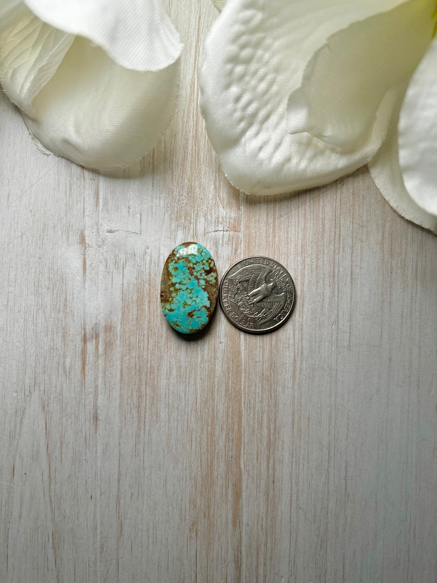 Number 8 Turquoise Cab