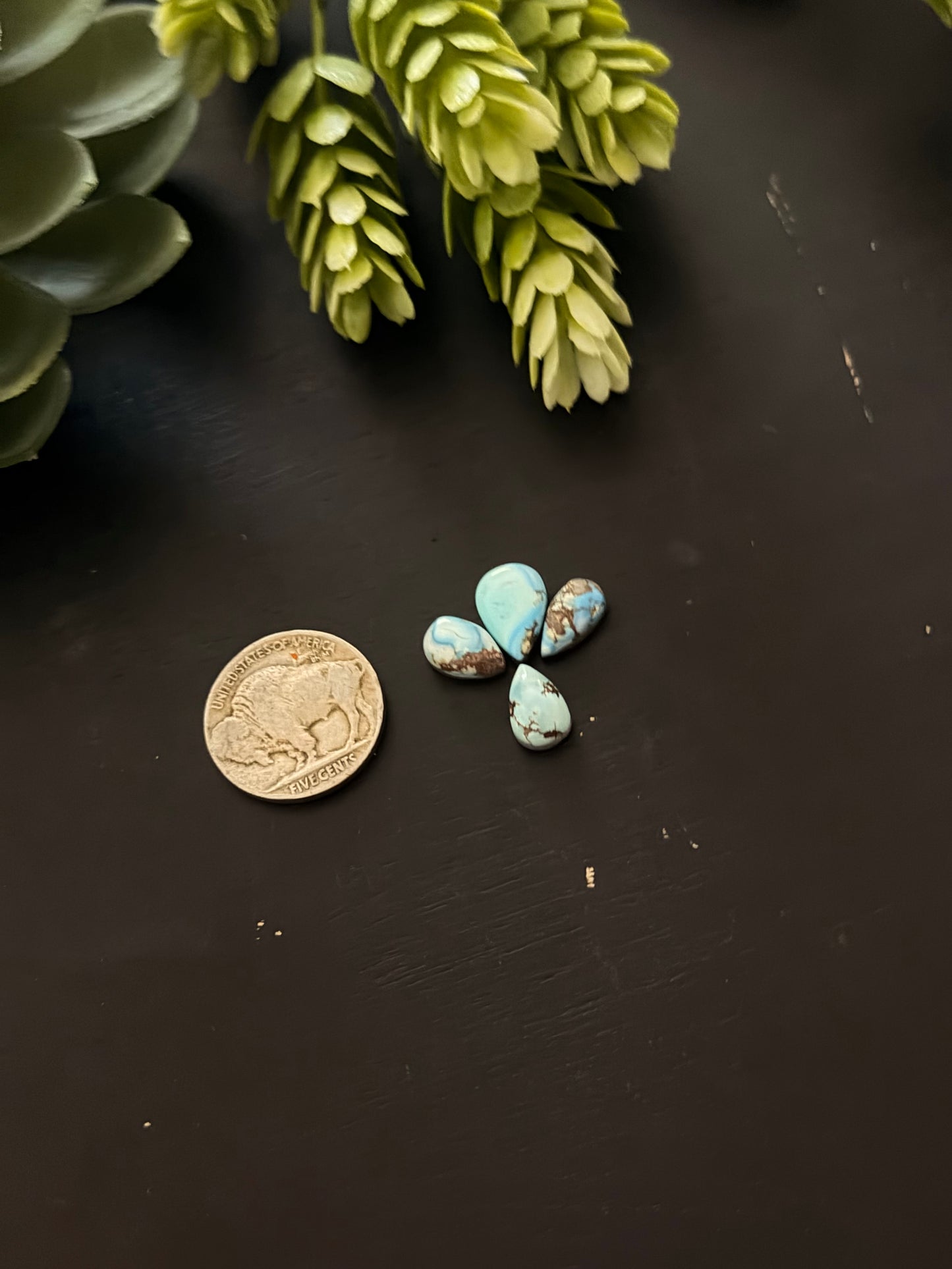 Golden Hills Turquoise Cabs