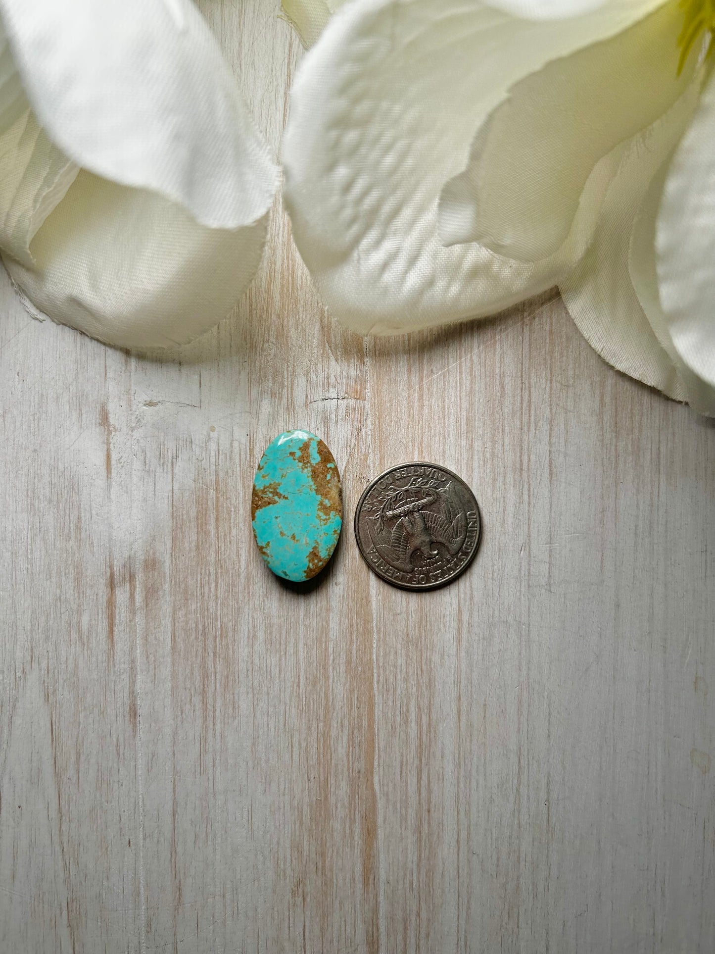 Number 8 Turquoise Cab