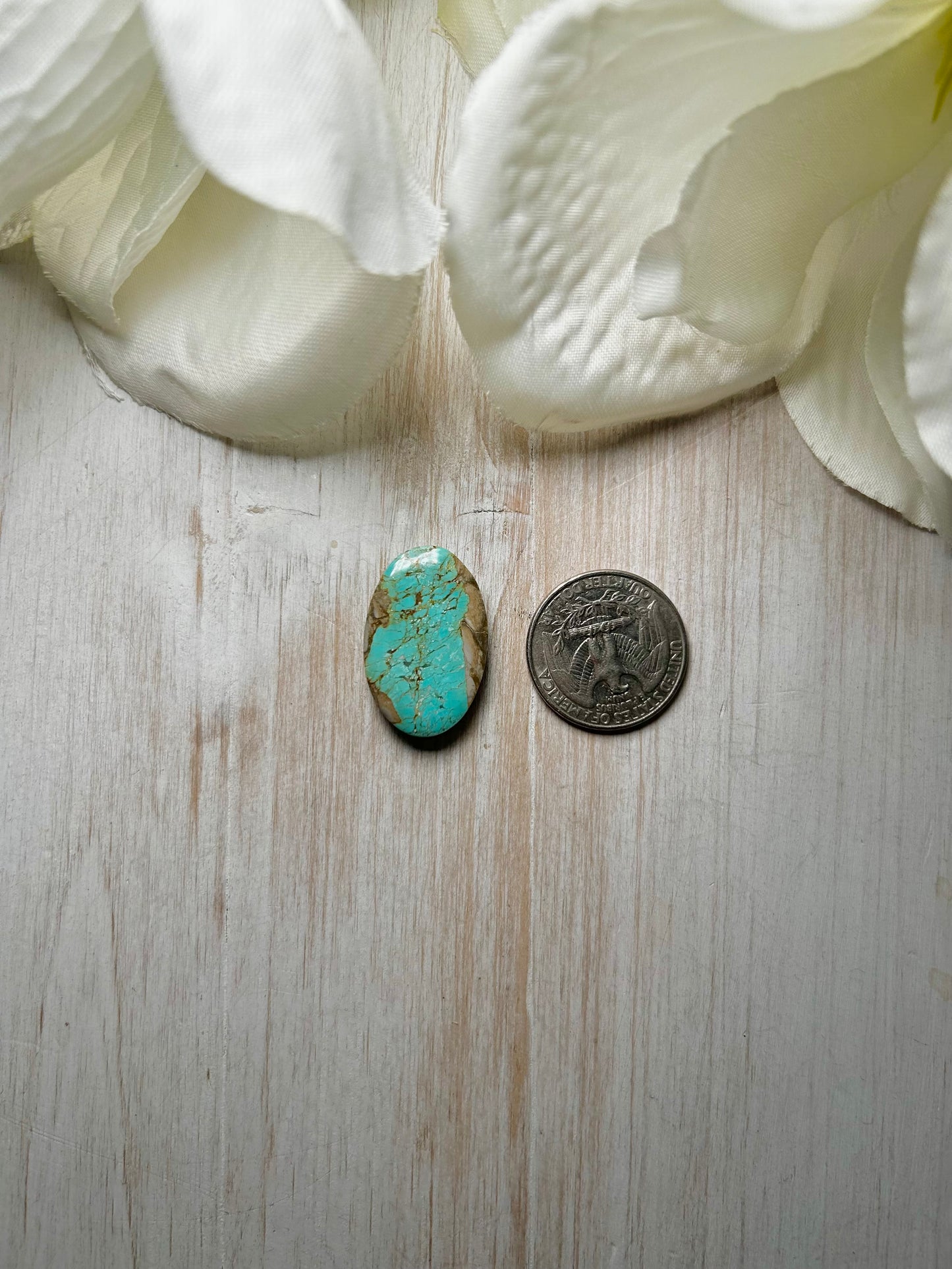 Number 8 Turquoise Cab