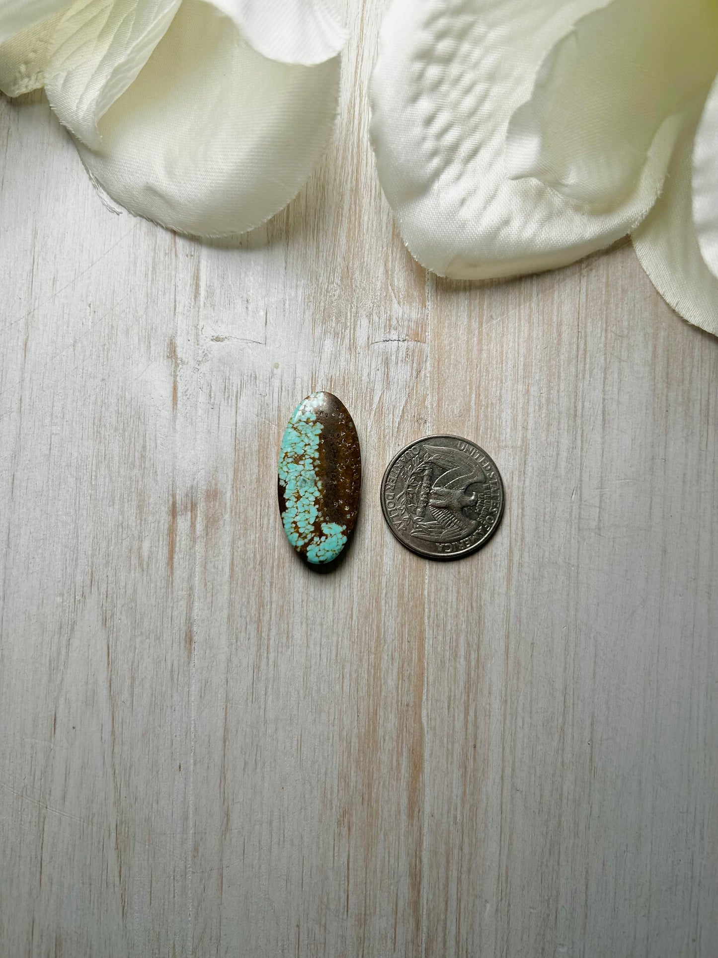 Number 8 Turquoise Cab