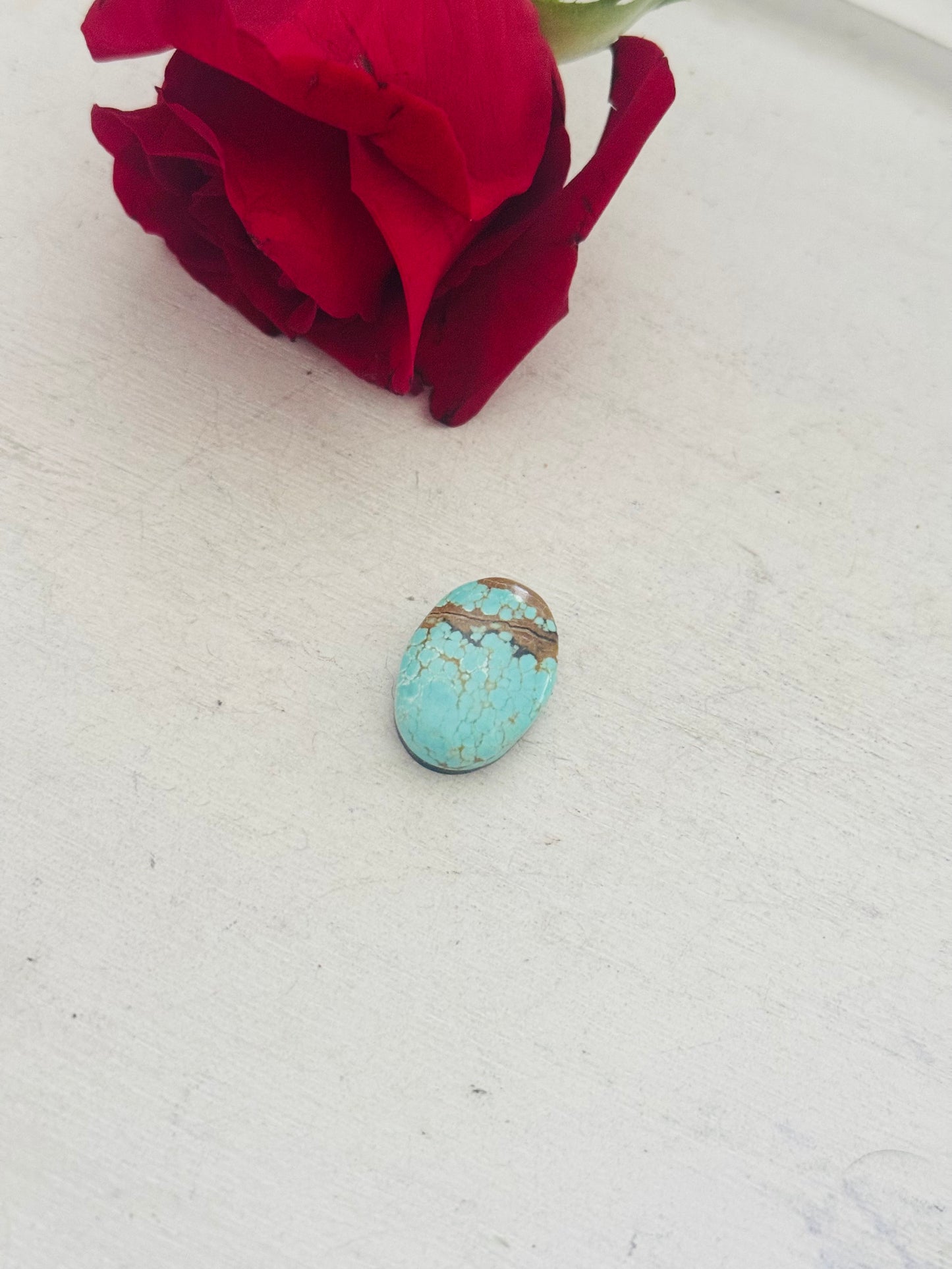 Number 8 Turquoise Cab