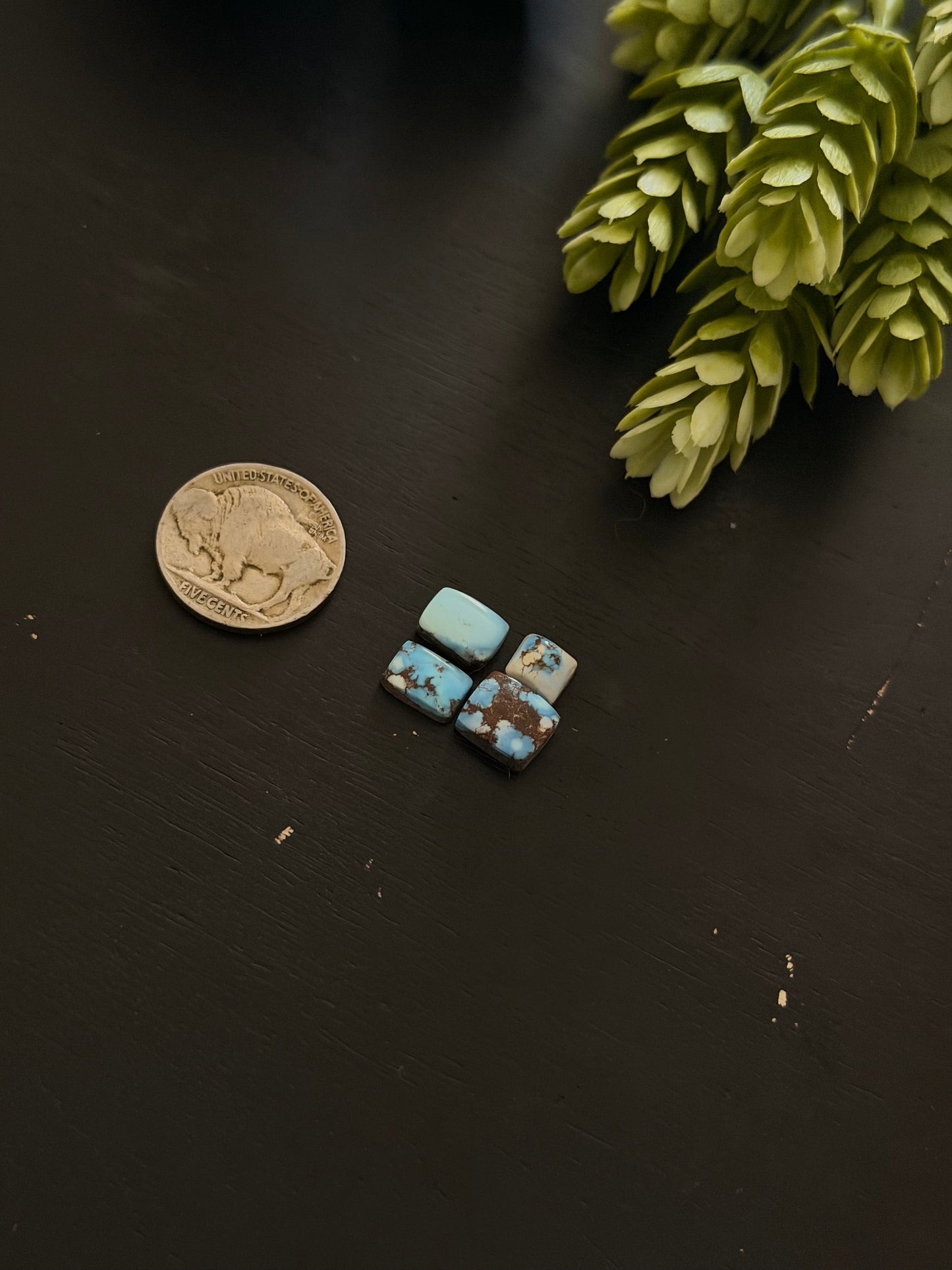 Golden Hills Turquoise Cabs