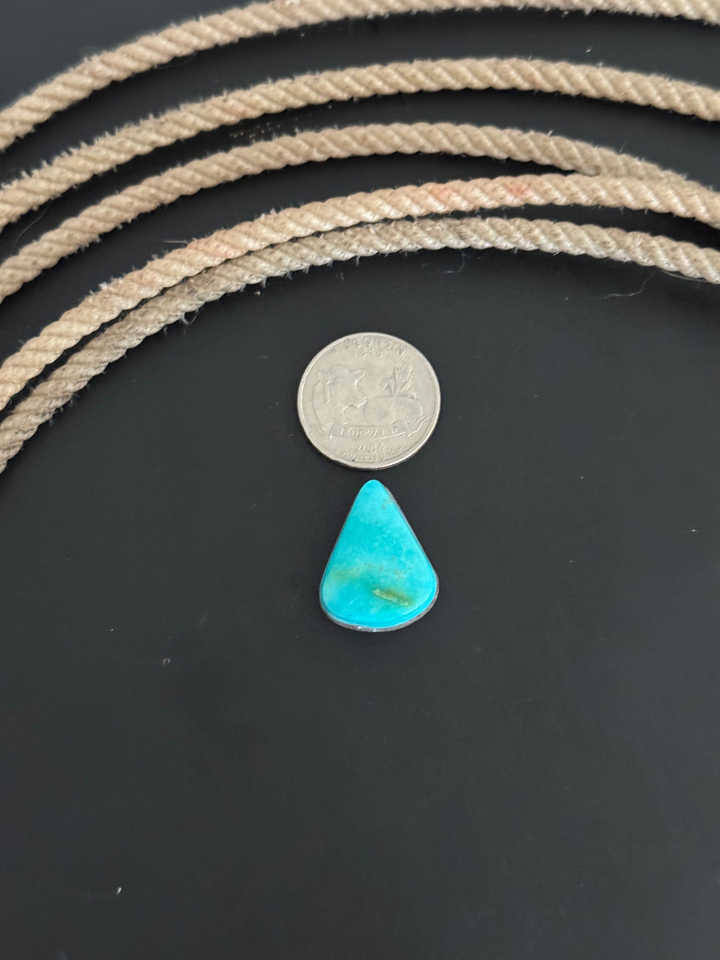 High Grade Kings Manassa Turquoise Cab
